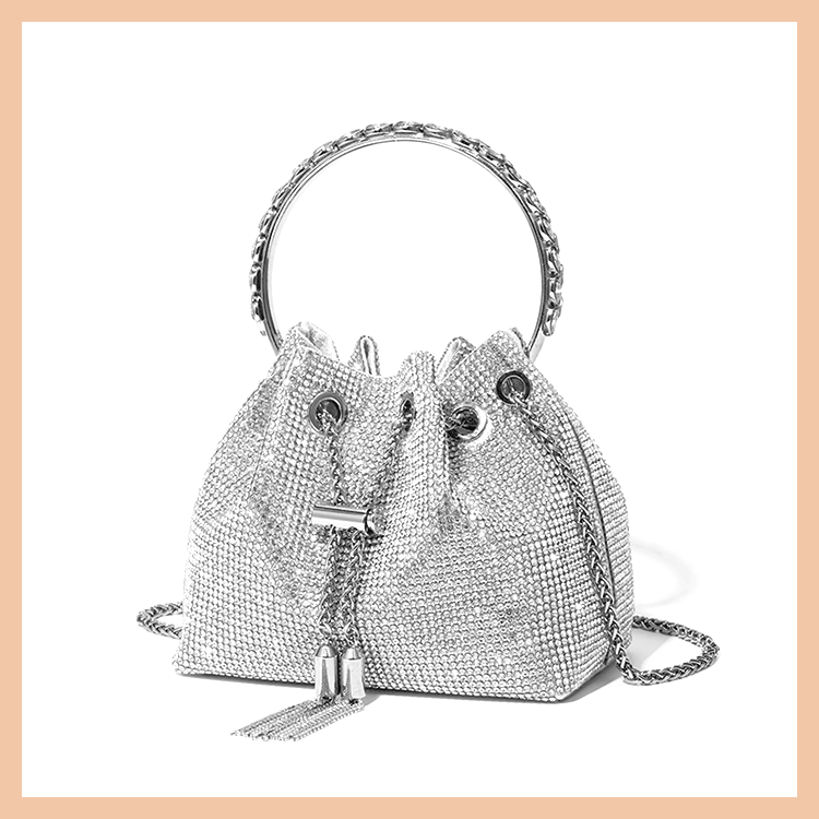 Avtoit | Diamond Drawstring Bucket Bag