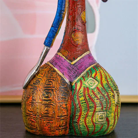 Avtoit | Modern Abstract Woman Sculptures – Handcrafted Colourful Resin Art for Home Decor