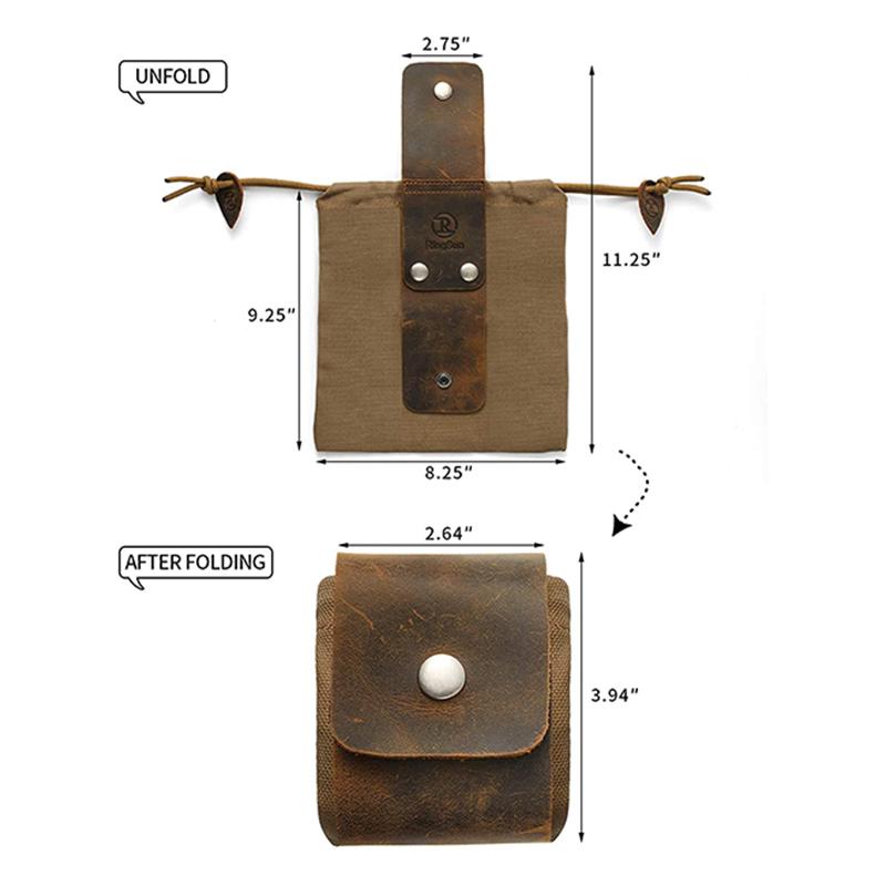Avtoit | Leather and Sailcloth Bushcraft Bag