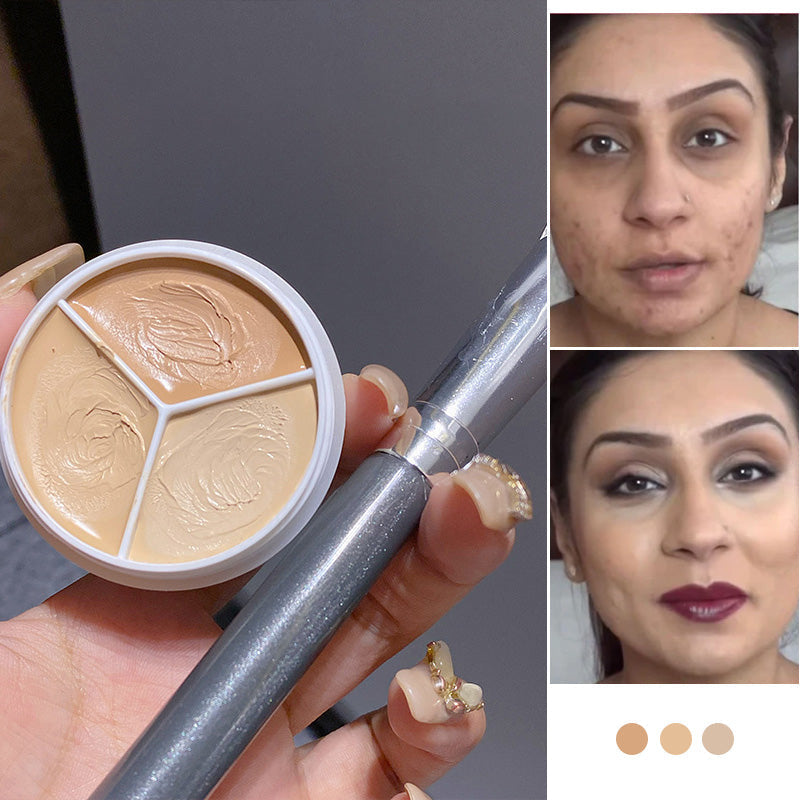Avtoit | Tri-Color Concealer Palette for Acne Spots and Dark Circles