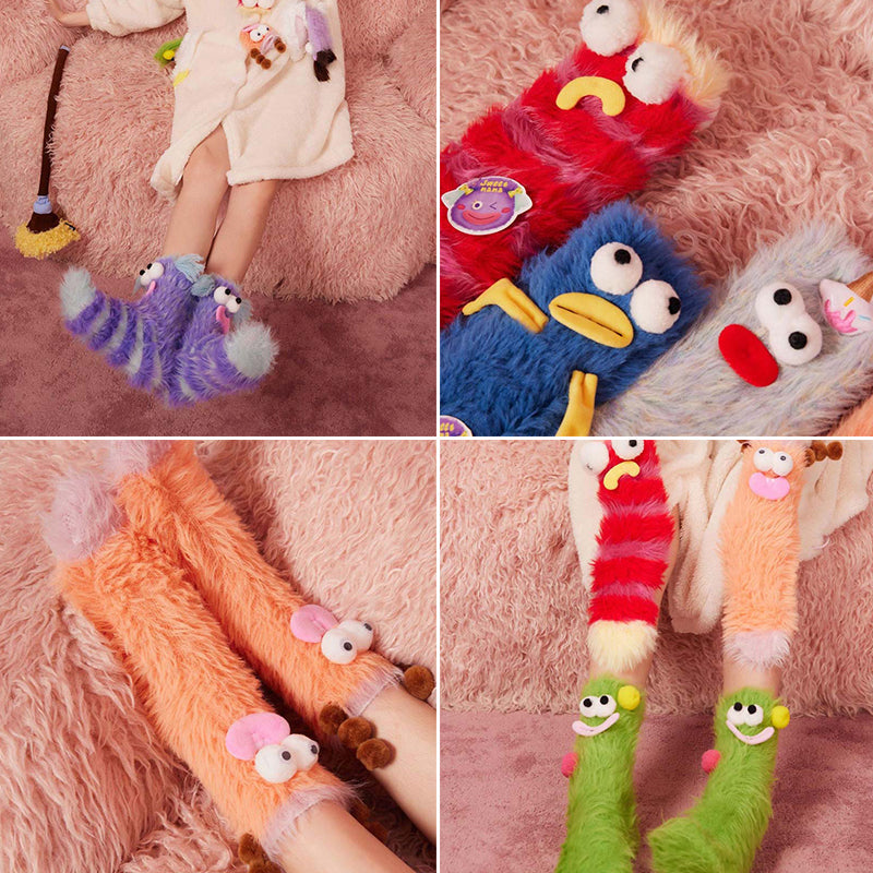Avtoit | Coral velour three-dimensional original socks