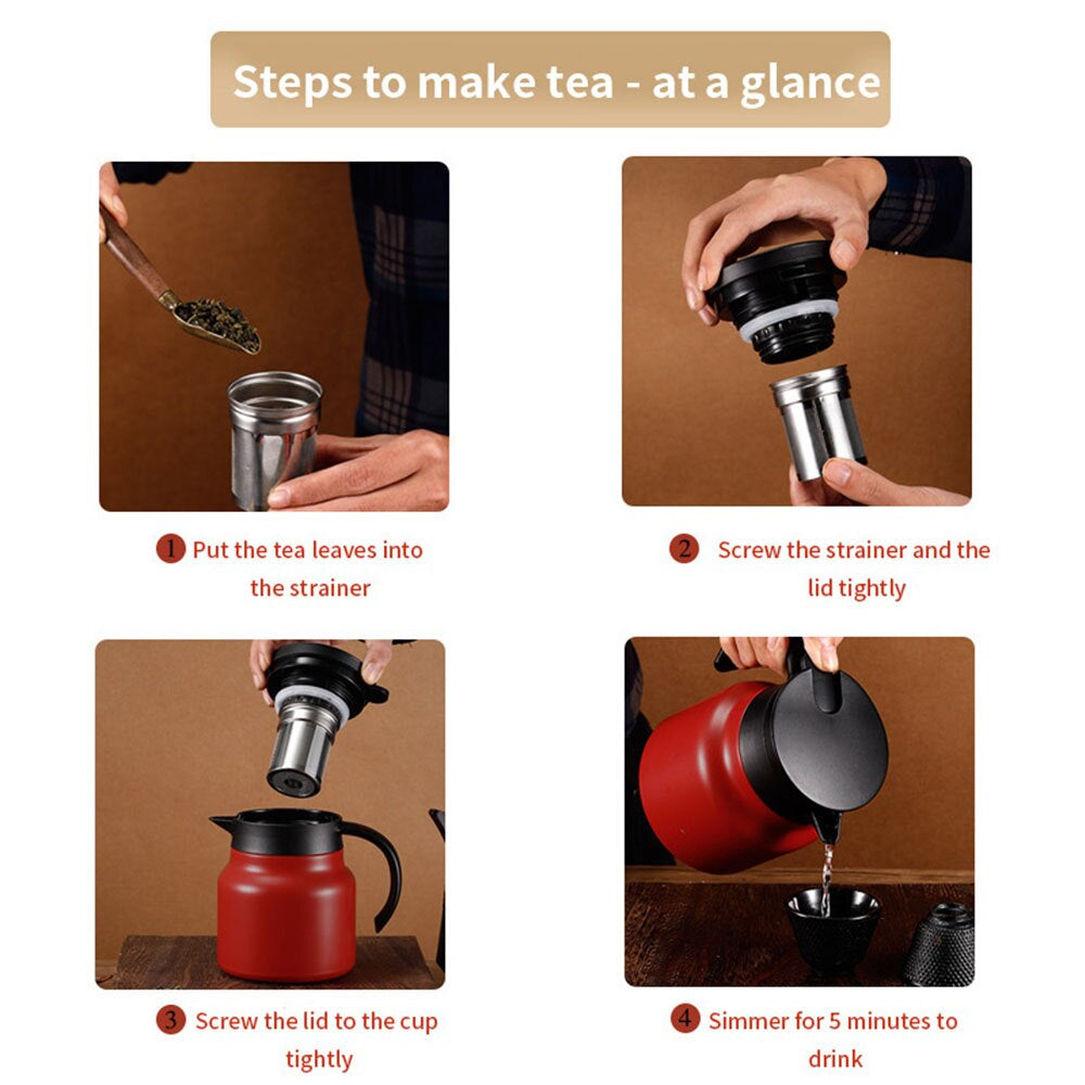 Avtoit | Thermal Wave Elegant Stainless Steel Teapot