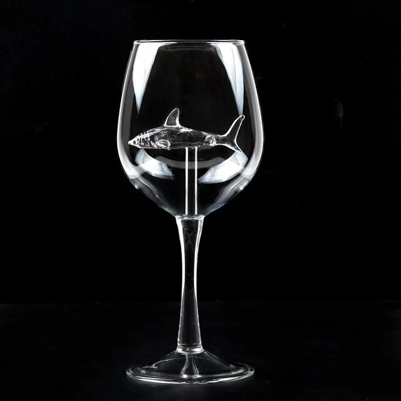 Avtoit | Built-in Shark Sea Wine Glasses
