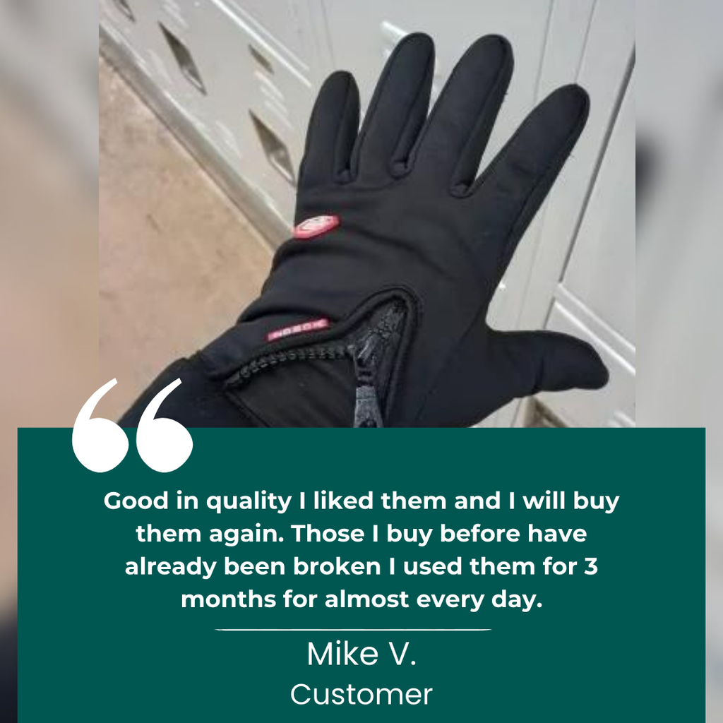 Avtoit | Warm Waterproof Gloves: Thermal Gloves with Touch Screen | Biking, Golf, Raynaud's, and Winter Sports