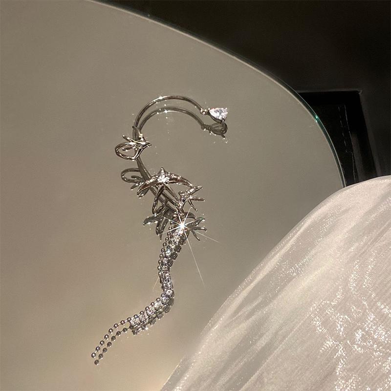 Avtoit | Rhinestone Swallow Earrings