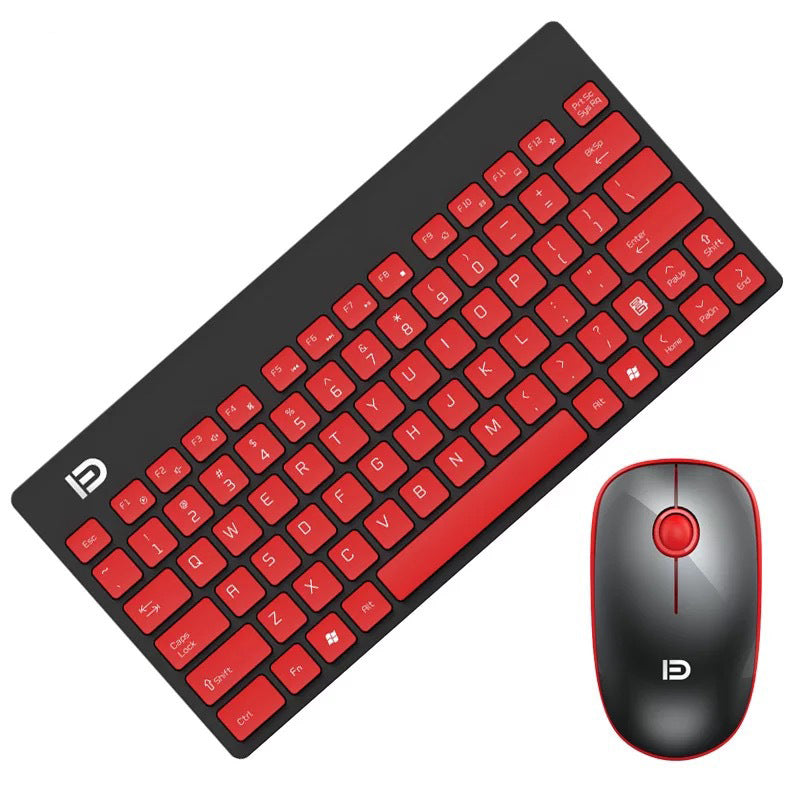 Avtoit | 2.4GHz Ultrathin Portable Wireless Keyboard and Mouse Combo With Multimedia Shortcuts, Long Battery Life & Ergonomic Design