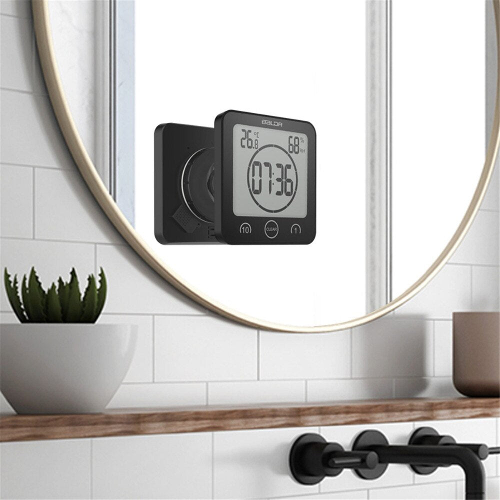 Avtoit | Waterproof Digital Shower Clock with Suction Cup Mount - Perfect for Timing Showers & Bathing Activities