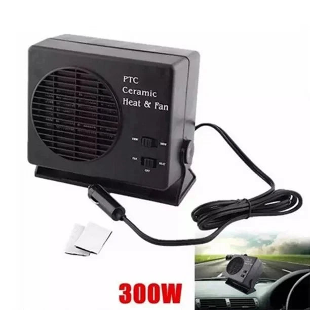 Avtoit | 12V Ceramic Car Heater Fan | 150W-300W | Portable Defroster w/ Automatic Thermostat