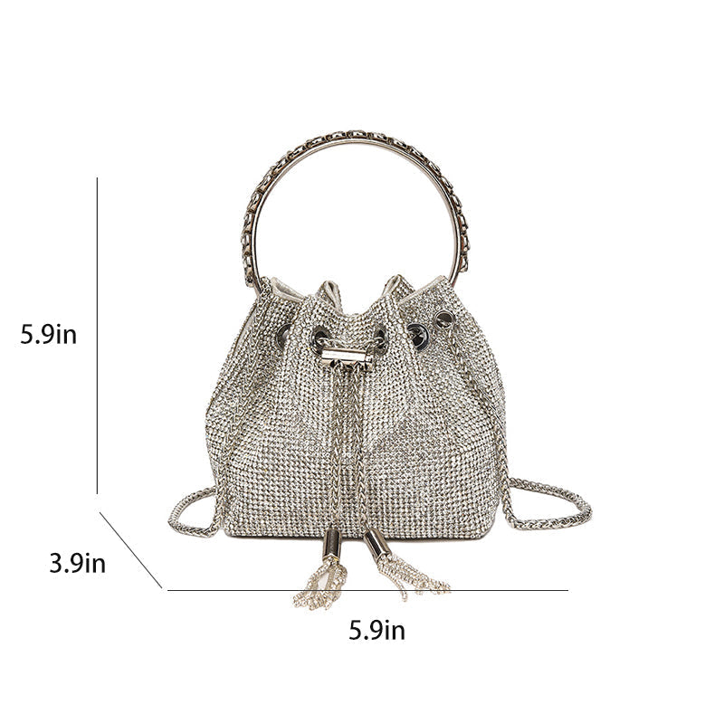 Avtoit | Diamond Drawstring Bucket Bag