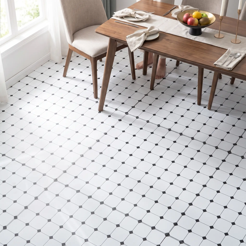Avtoit | Peel and Stick PVC Flooring Matt Vinyl Flooring with Stone Look