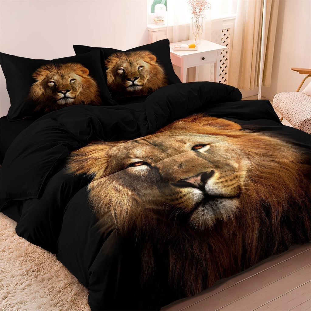 Avtoit | PrideHaven - Luxurious Lion-Themed Bed Linen