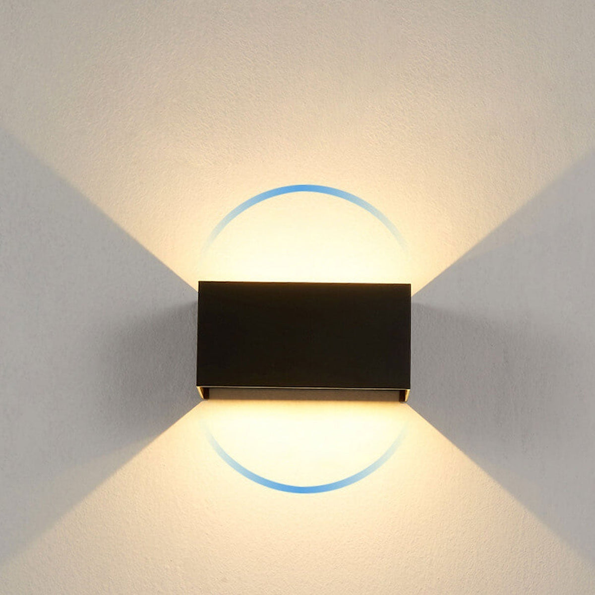 Avtoit | Modern waterproof rectangular LED wall light for outdoor use with up and down lighting
