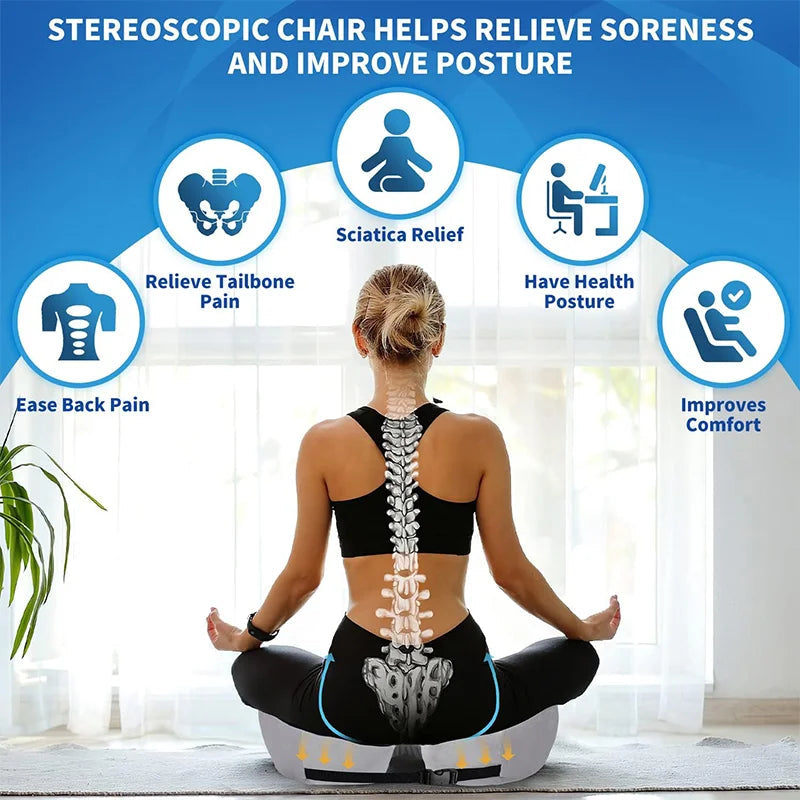 Avtoit | Adjustable Memory Foam Sit Bone Relief Seat Cushion