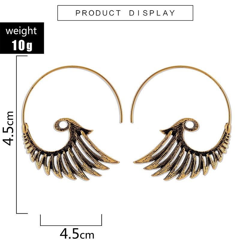 Avtoit | Vintage Peacock Tassel Earrings