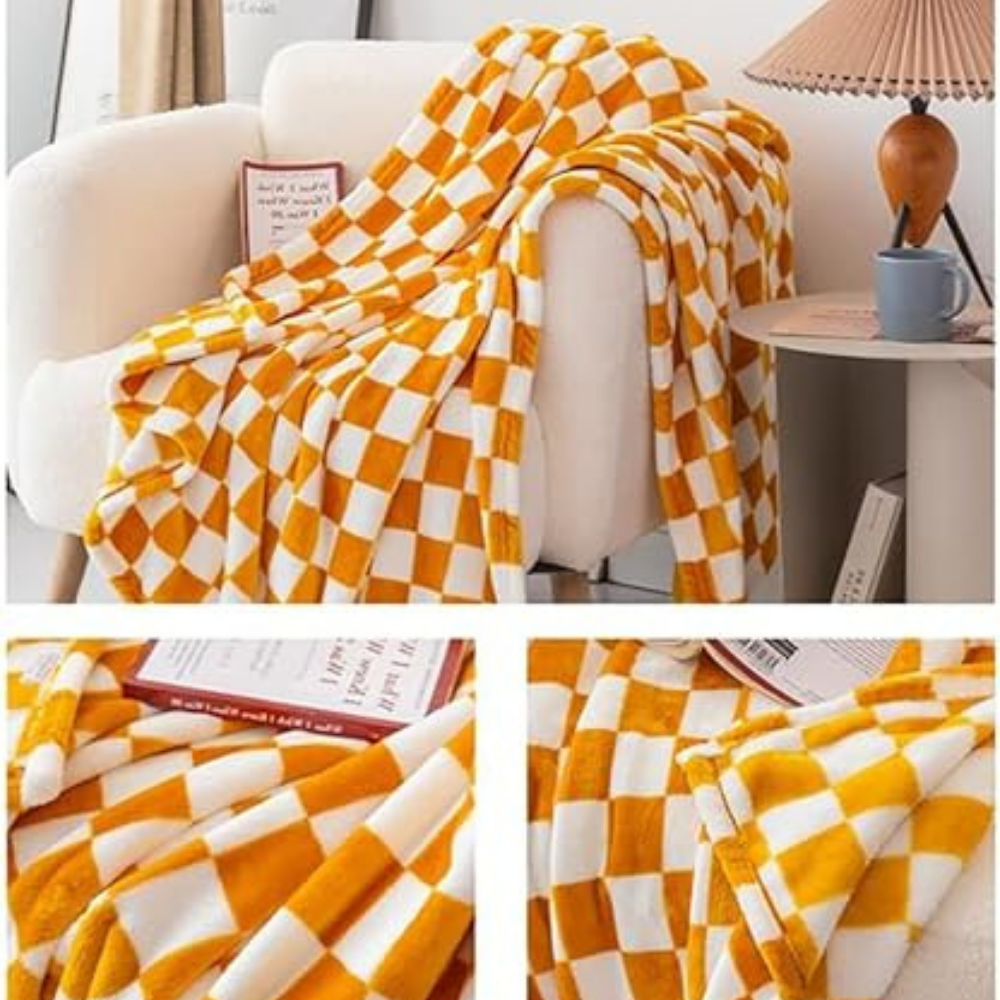 Avtoit | Stylish blanket in checkered pattern for your home