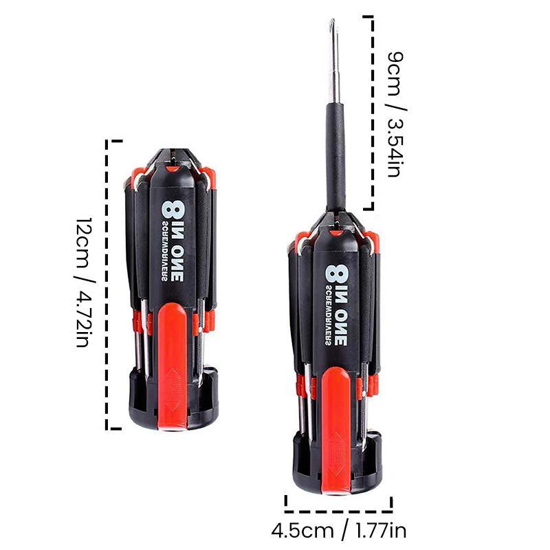 Avtoit | 8 Screwdrivers in 1 Tool with Work Light and Flashlight