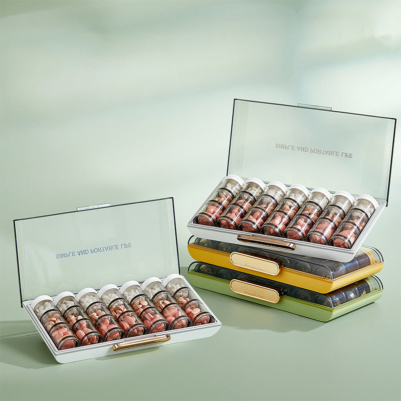 Avtoit | Portable high-capacity weekly pill box