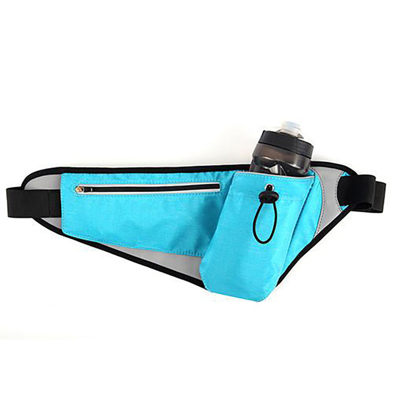 Avtoit | Waterproof Sports Waist Bag with Adjustable Bottle Holder & Night Reflective Strip, for Running, Camping, Jogging, Hiking, Trip and More