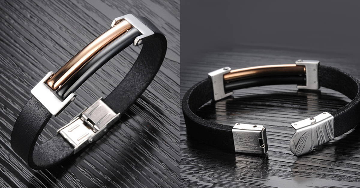 Avtoit | Dual Tone Korean Style Men's Bracelet made of Stainless Steel