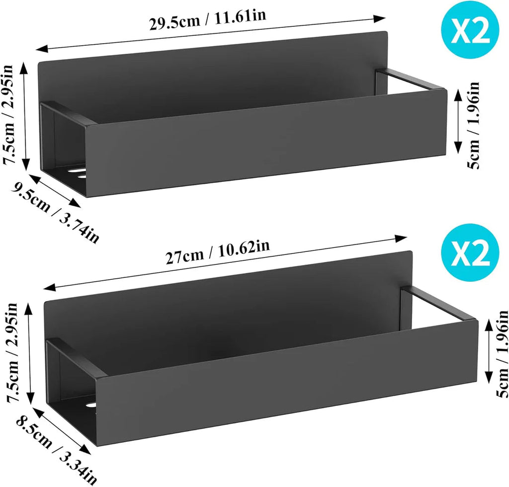 Magnetic Spice Holder Set for Refrigerator and Metal Surfaces