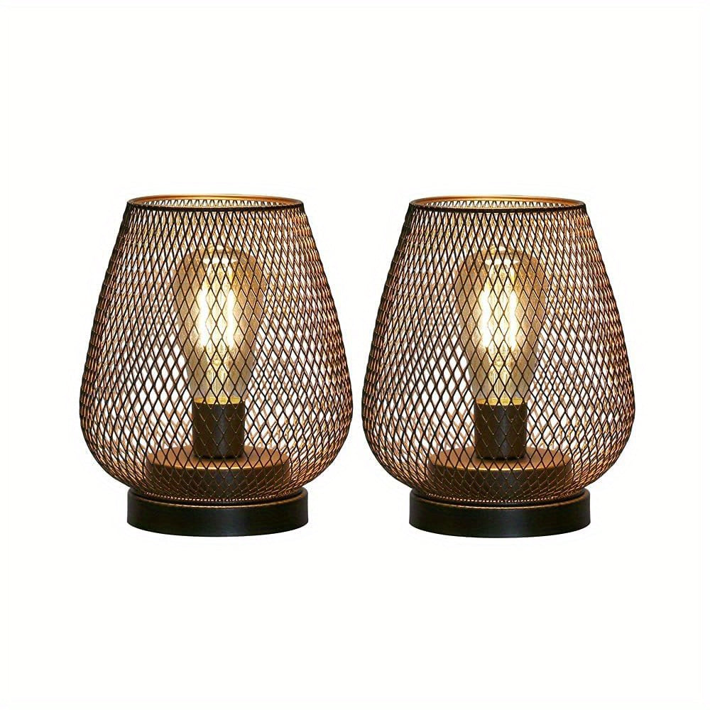 Avtoit | RusticMesh Table Lamp Set – Industrial Style and Atmospheric Lighting