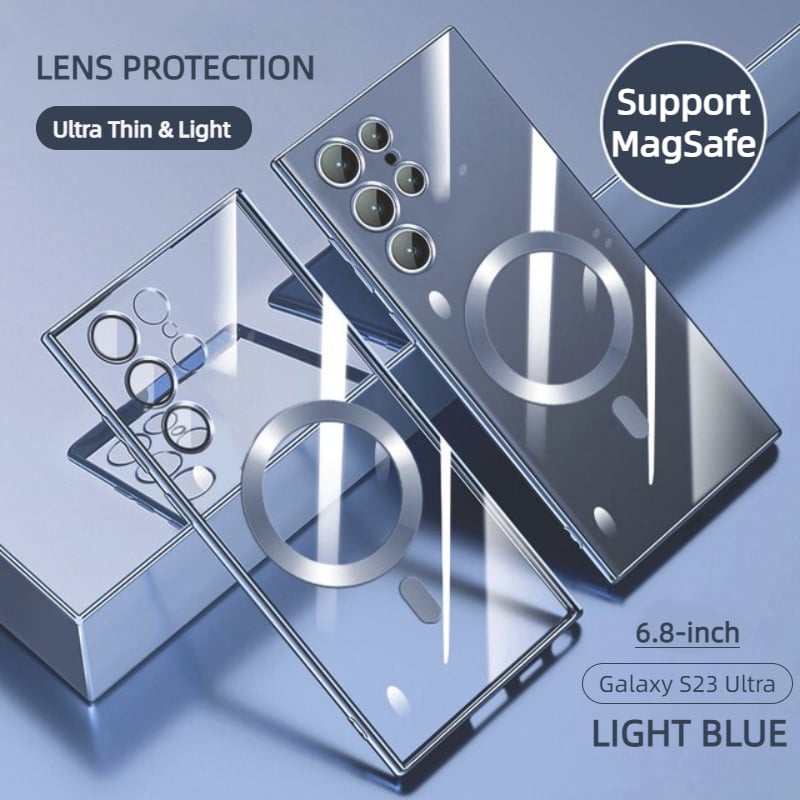 Avtoit | Transparent Luxury Coating Magnetic Cover for Samsung