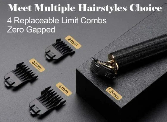 Cordless T-Blade Hair Trimmer with Close-Cut Function