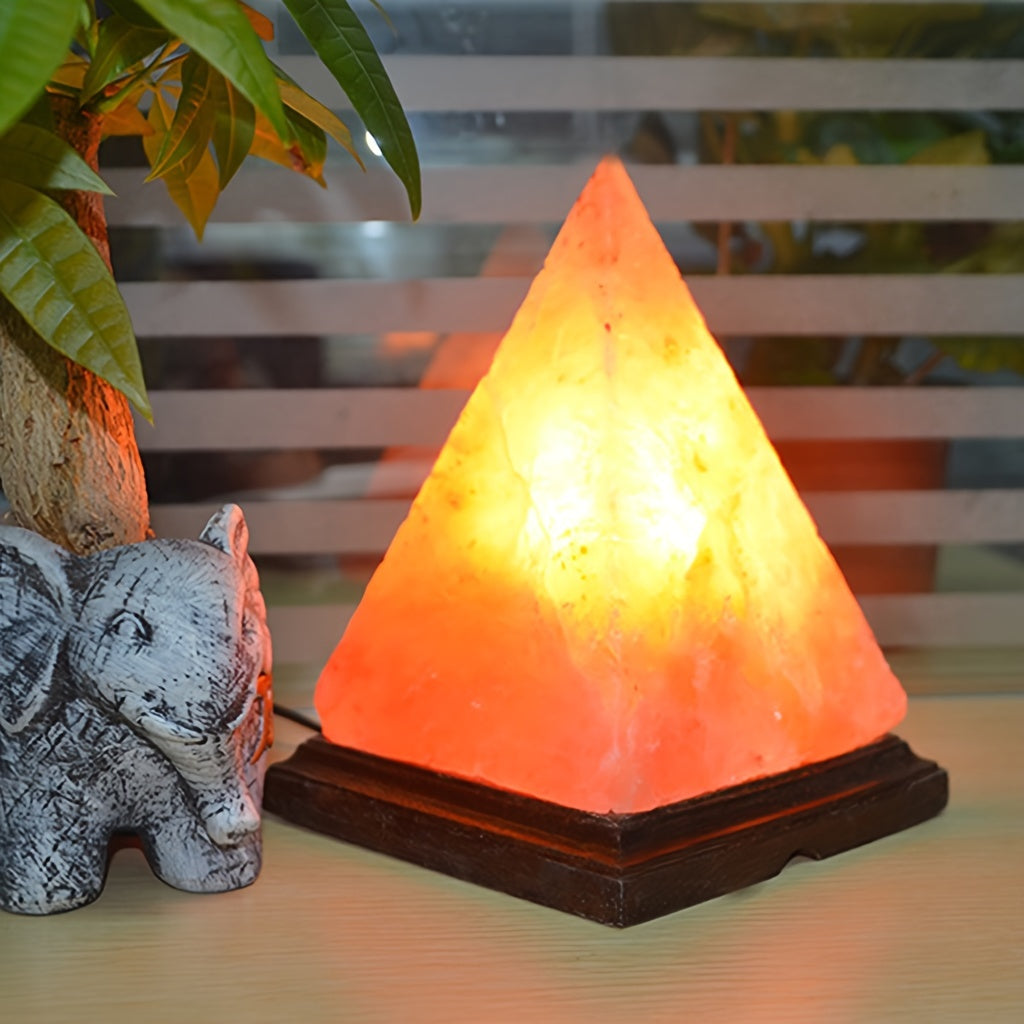 Avtoit | Salt lamp - Handcrafted Himalayan salt lamp with 8-color changing LED, USB powered