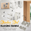 Avtoit | Interlock Hanging Clip — Stainless Steel Wall Art Hooks with Secure Hold (5 Pieces)