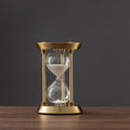Avtoit | 3/5/10 Minutes Retro Metal Craft Hourglass Pendulum Home Office Desktop Arrangement Ornament Sand Timer Sand Glass Decoration