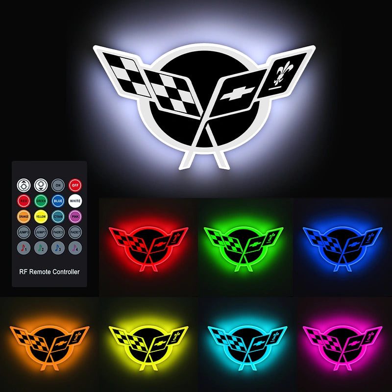 Corvette C5 LED Car Emblem