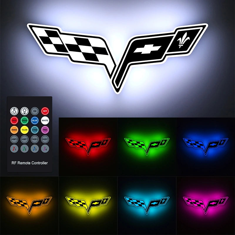 Corvette C6 LED Car Badge