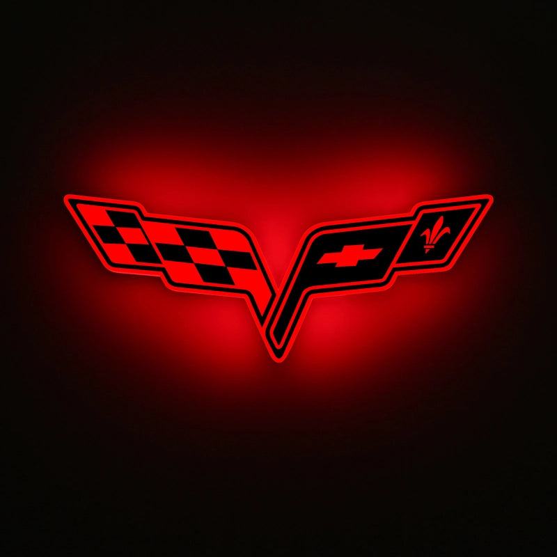 Corvette C6 LED Car Badge