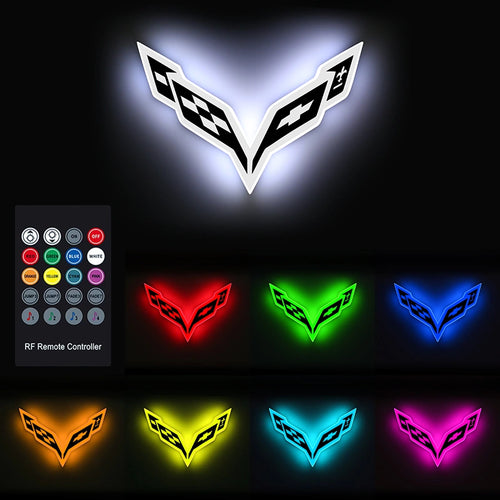 Corvette C7 Light Up Badge