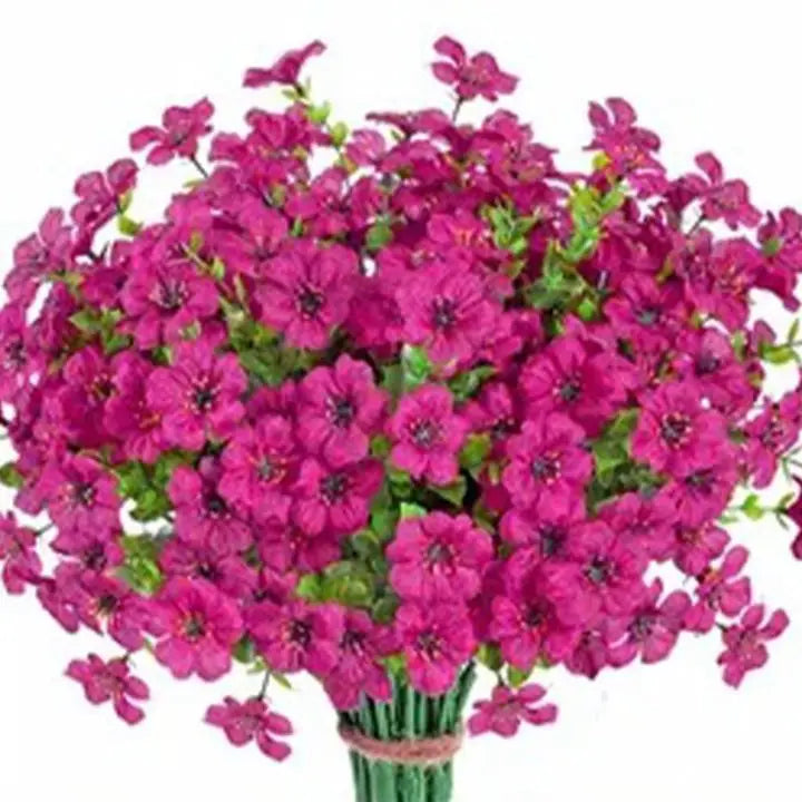 Avtoit | 3 Bouquet artificial flowers for indoor & outdoor – Weather-resistant, low-maintenance & colorful