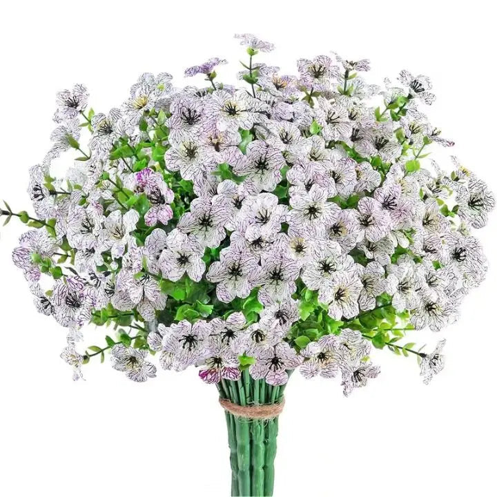 Avtoit | 3 Bouquet artificial flowers for indoor & outdoor – Weather-resistant, low-maintenance & colorful
