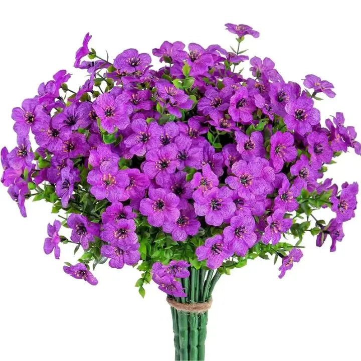 Avtoit | 3 Bouquet artificial flowers for indoor & outdoor – Weather-resistant, low-maintenance & colorful