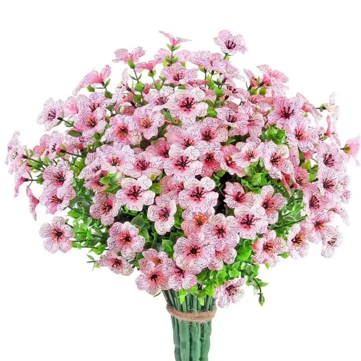 Avtoit | 3 Bouquet artificial flowers for indoor & outdoor – Weather-resistant, low-maintenance & colorful