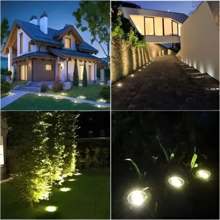 Avtoit | 3 Piece Solar Ground Lights – Elegant Outdoor Lighting without Cables