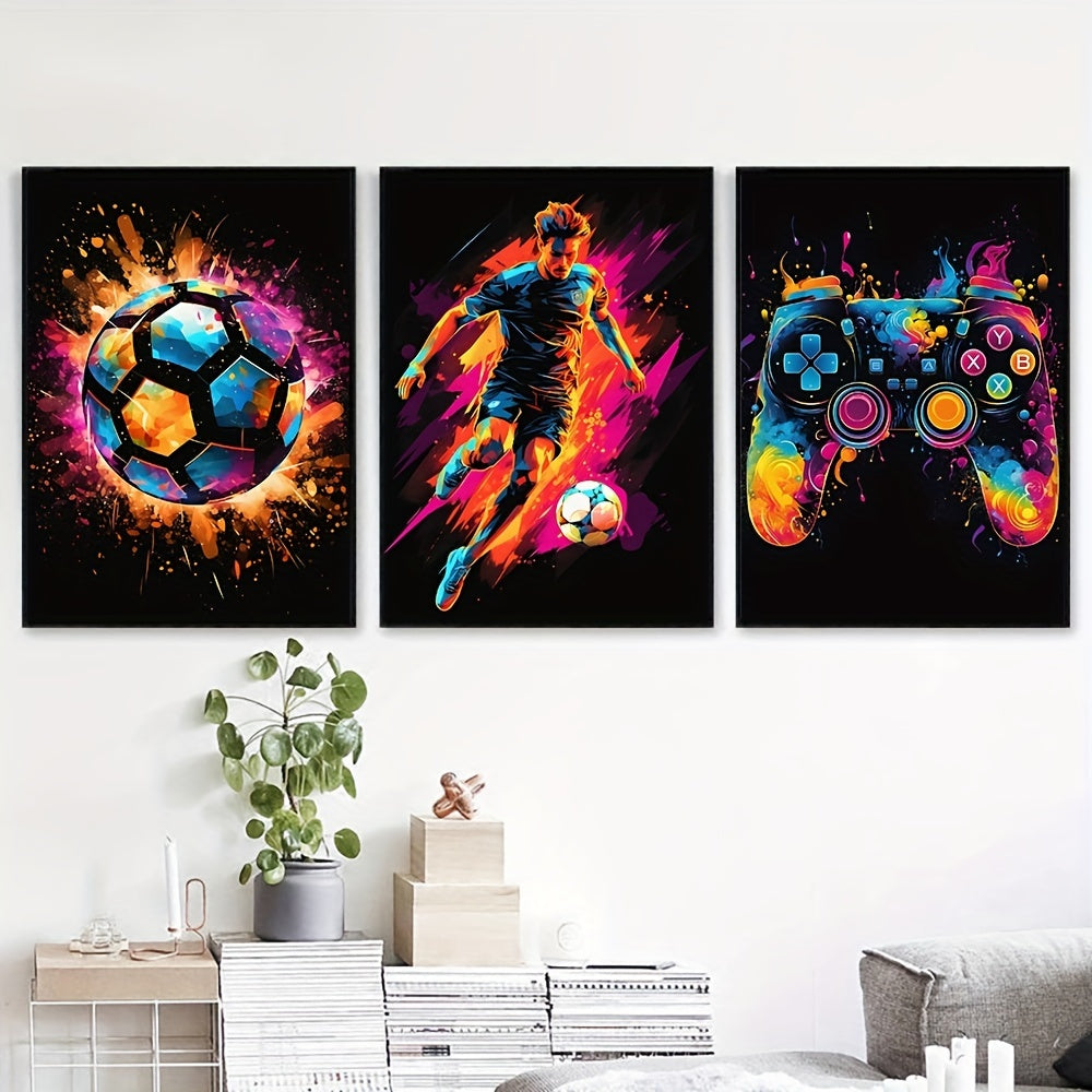 Avtoit | PixelPower - Sports and Gaming Poster Set