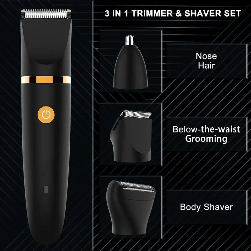 Avtoit | 3-in-1 Electric Razor for Men – Precise Grooming in the Intimate & Body Area