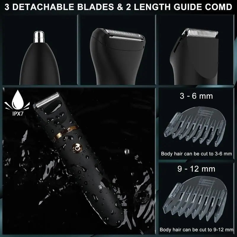 Avtoit | 3-in-1 Electric Razor for Men – Precise Grooming in the Intimate & Body Area