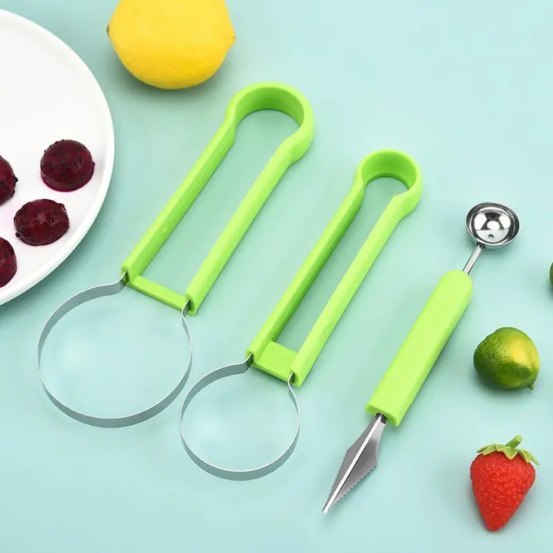 Avtoit | 3-in-1 Fruit Cutter for Portioning & Decorating