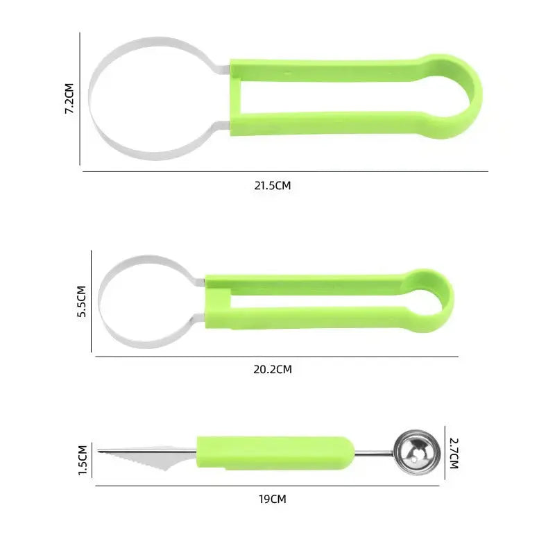 Avtoit | 3-in-1 Fruit Cutter for Portioning & Decorating