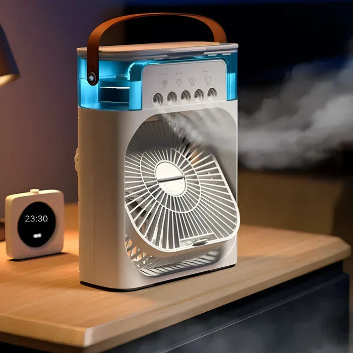 Avtoit | 3-in-1 Fan with 7-Colour LED Light - BreezeMaster Pro