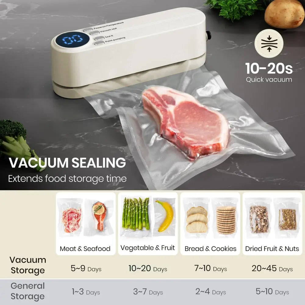 Avtoit | 3-in-1 cordless mini vacuum sealer – keep food fresh & more