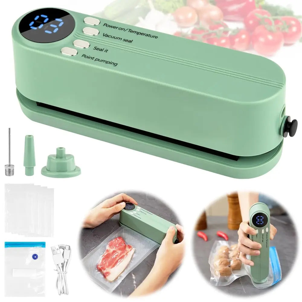 Avtoit | 3-in-1 cordless mini vacuum sealer – keep food fresh & more
