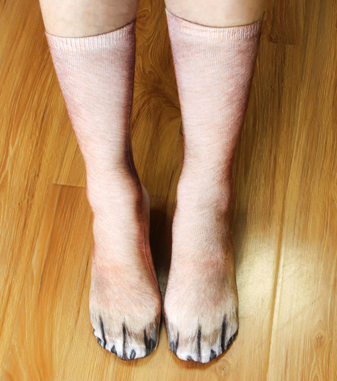 Avtoit | Cat Paw 3D Printed Unisex Socks