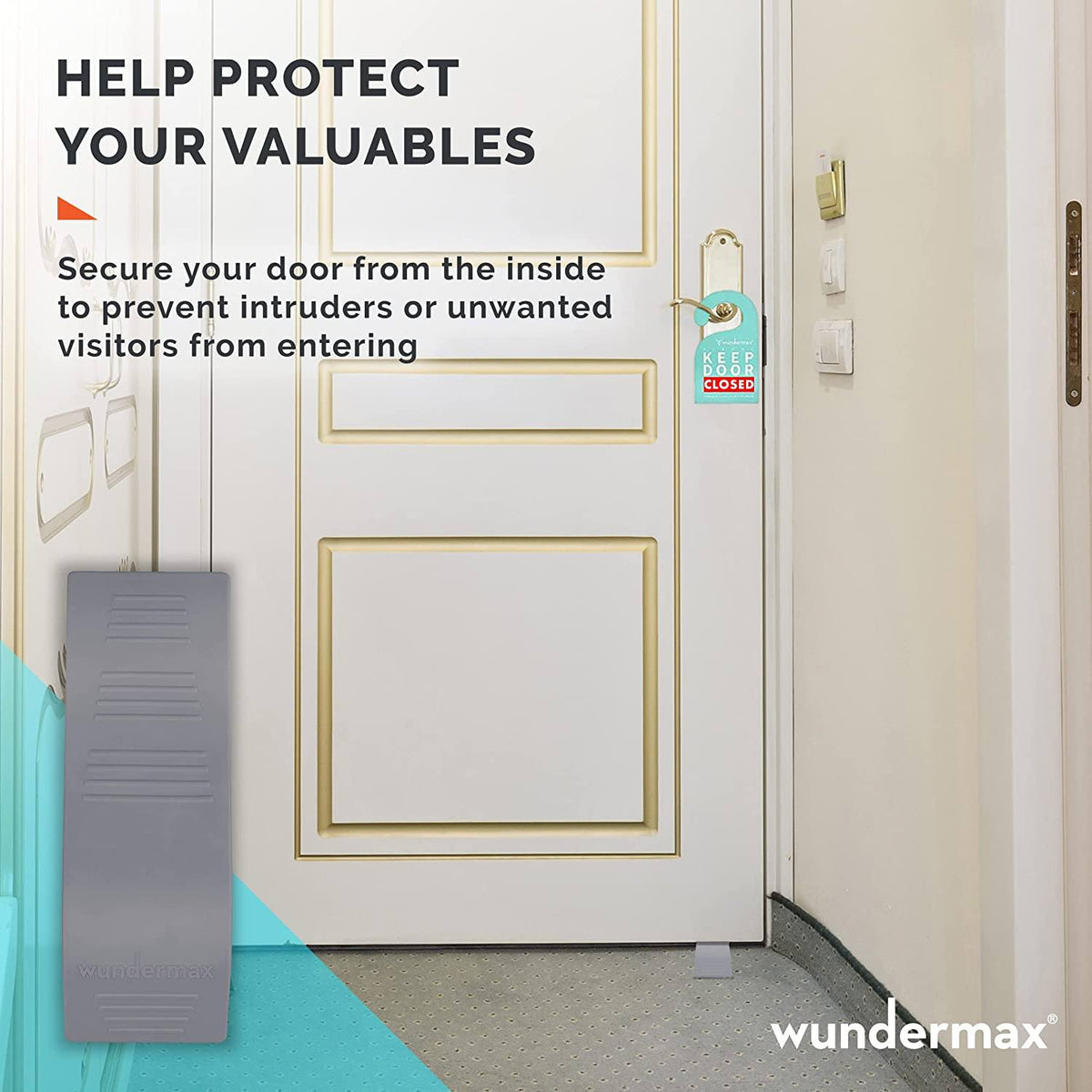 Avtoit | 3-Pack: Wundermax Rubber Safety Door Stopper
