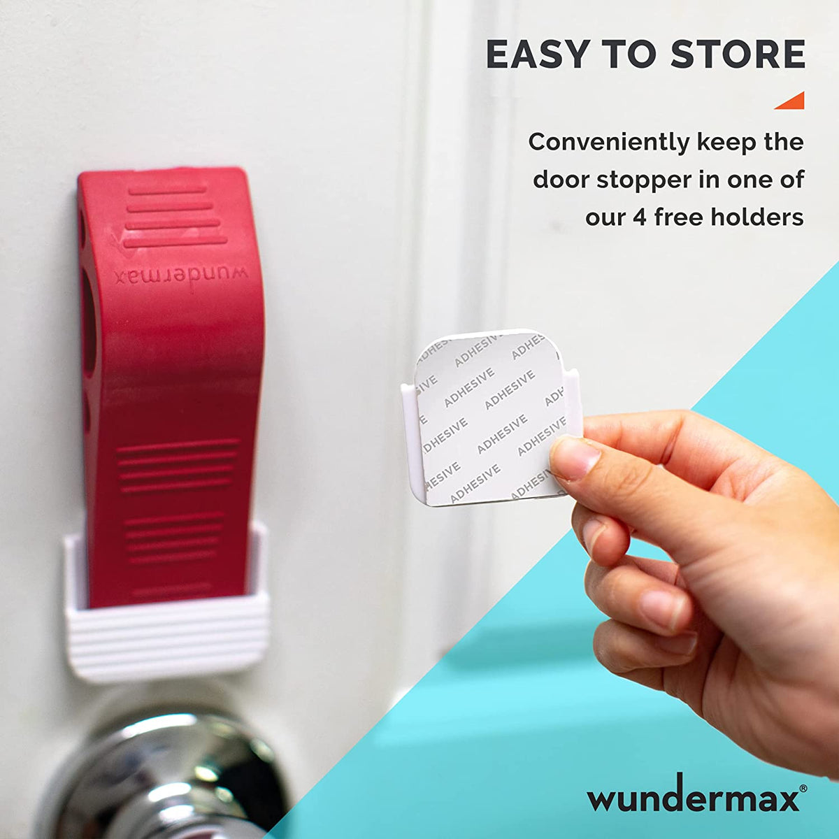 Avtoit | 3-Pack: Wundermax Rubber Safety Door Stopper
